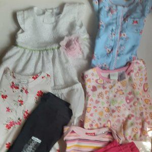 NWT /NWOT Baby Girl 6 to 9 Month Clothes Lot